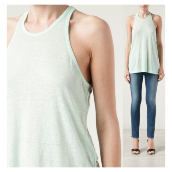 Alexander Wang Mint Green Racerback Tank Size xs - Picture 3 of 8